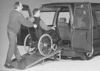 микроавтобус для инвалида на коляске